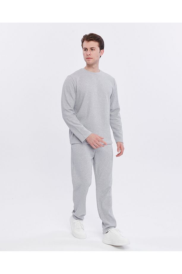 waffle kumaş erkek pijama takımı - 2