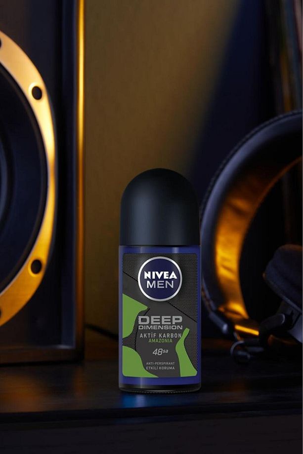 Men Erkek Roll-on Deodorant Deep Dimension Amazonia 50ml, 48 Saat Anti-perspirant Ter Koruması - 5