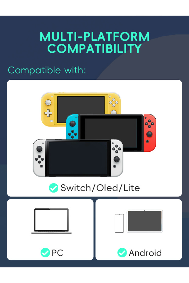 Nintendo Switch Pro Controller Turbo Oyun Kumandası için Data Frog Kablosuz Kumanda Nintendo ... - 3