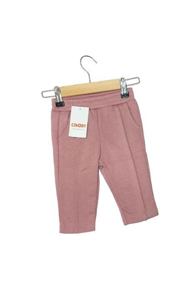 Girl's Cotton Raised Tracksuit Bottom