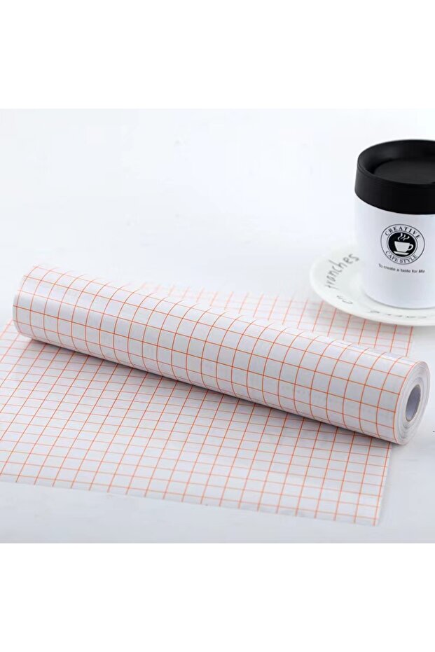 30.5 سنتيمتر x 150 سنتيمتر واضح الفينيل تطبيق الشريط 2 اللون محاذاة الشبكة لسيارة جدار كرافت الفن ملصق مائي... - 5