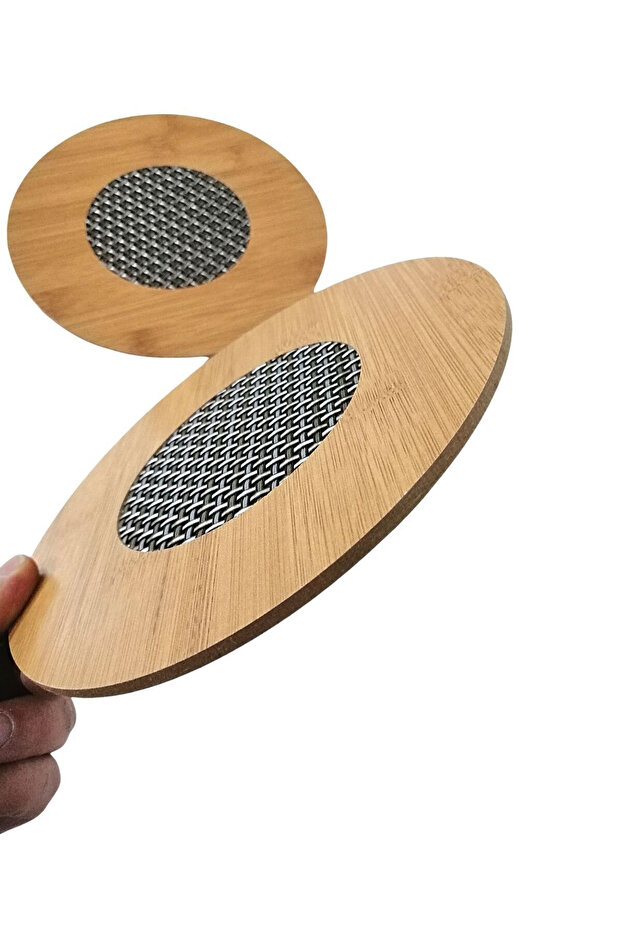 2 Pieces Round Trivet Bamboo - Luxury a Quality Wooden Dowry Gift