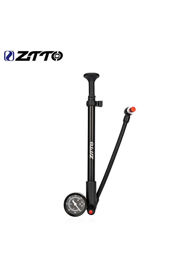 Mini for AV ZTTO 300psi High-pressure Air Pump With Gauge Portable Bicycle Fork Suspension Seatpost