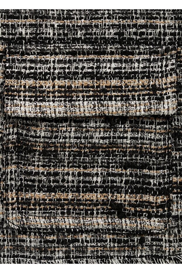 Metal düğmeli tüvit ceket - 5