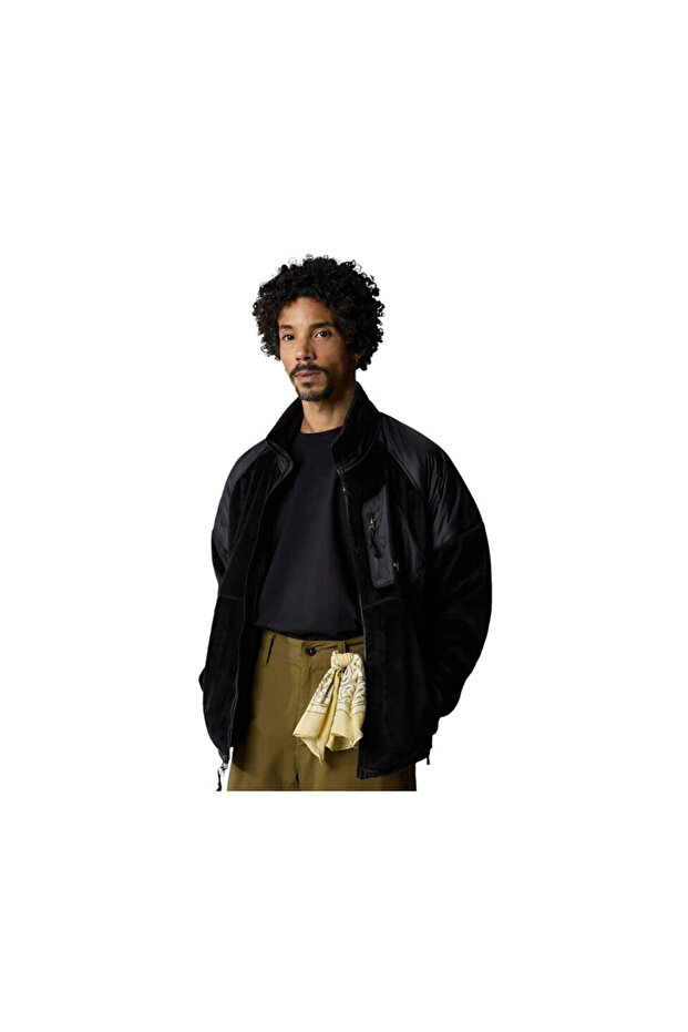 M Versa Velour Men's Outdoor Plush Jacket Nf0A84F6Jk31 Black