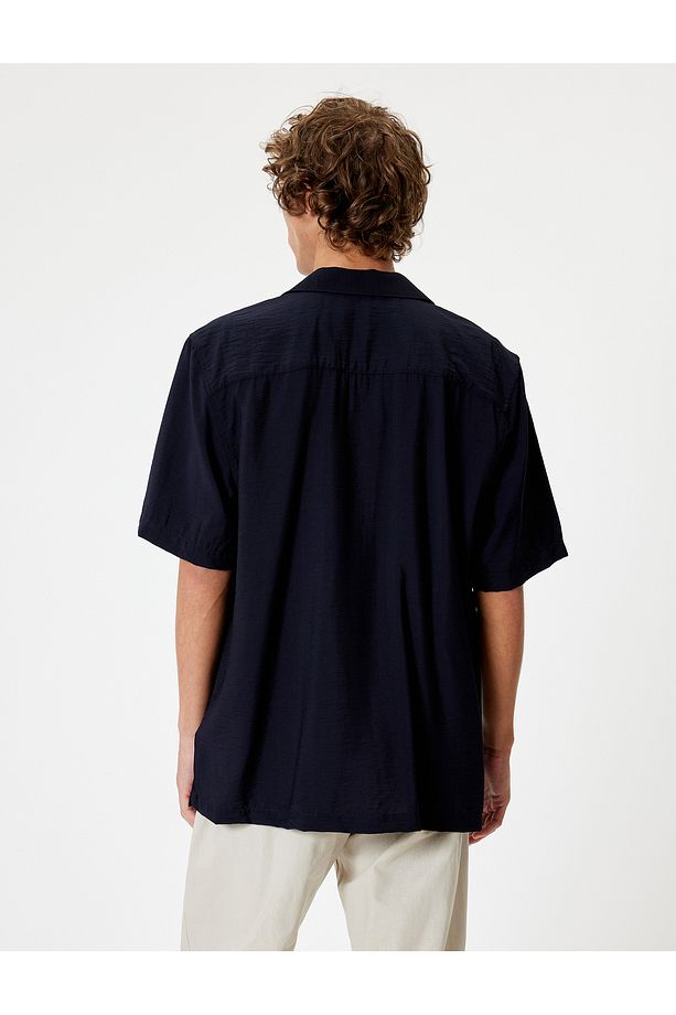 Basic Gömlek Kısa Kollu Regular Fit - 4