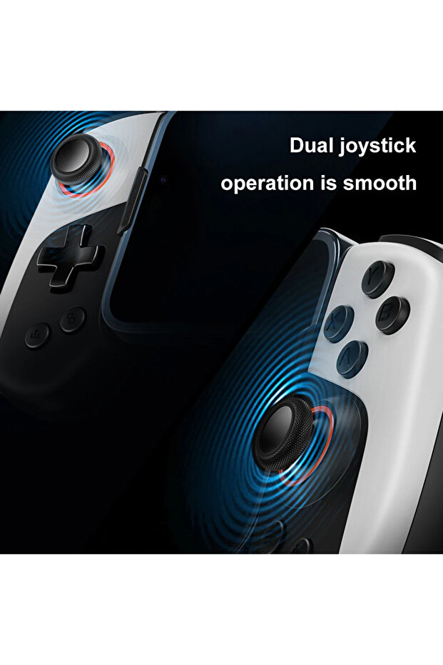 2 in 1 Wireless Mobile Gaming Controller Dual Joystick Cooling Cell Phone Gamepad Joystick for iP... - 6