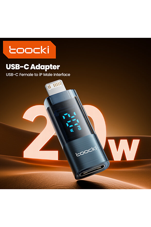 C-L Blue USB C to Lighting Adapter for iPad 27W Output Digital Display OTG Converter f
