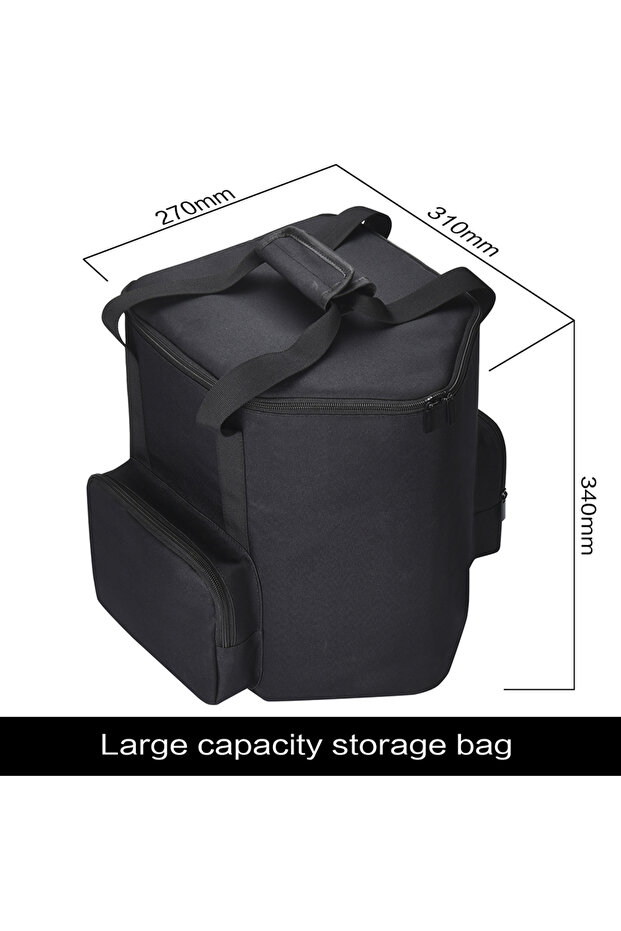 black Hard Carrying Case For Bose S1 Pro/S1 Pro+ Large Capacity Travel Storage Shoulder Bag with Poc