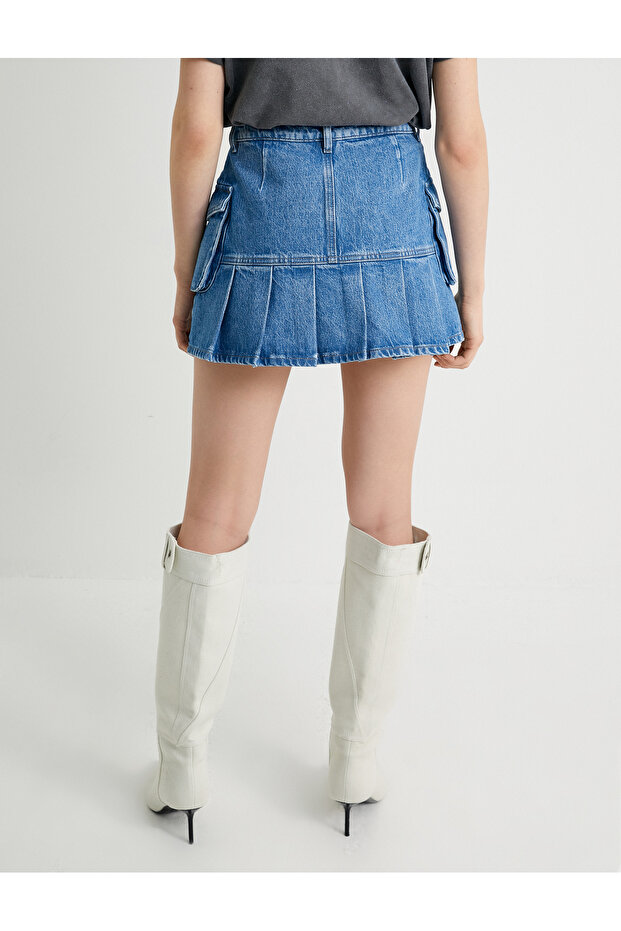 Damenrock 4sal70038md Medium Indigo - 5