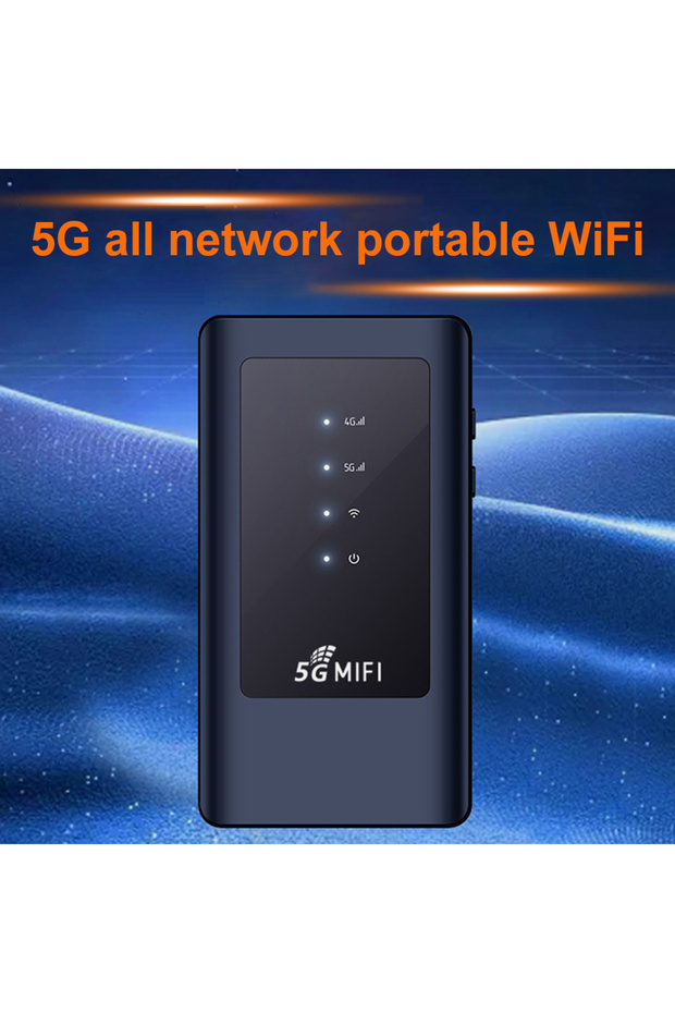 5G MiFi Mobile Modem WiFi5 Dual Band 5Ghz Hotspot with SIM Card Slot 4400mAh Portable Wireless In... - 2