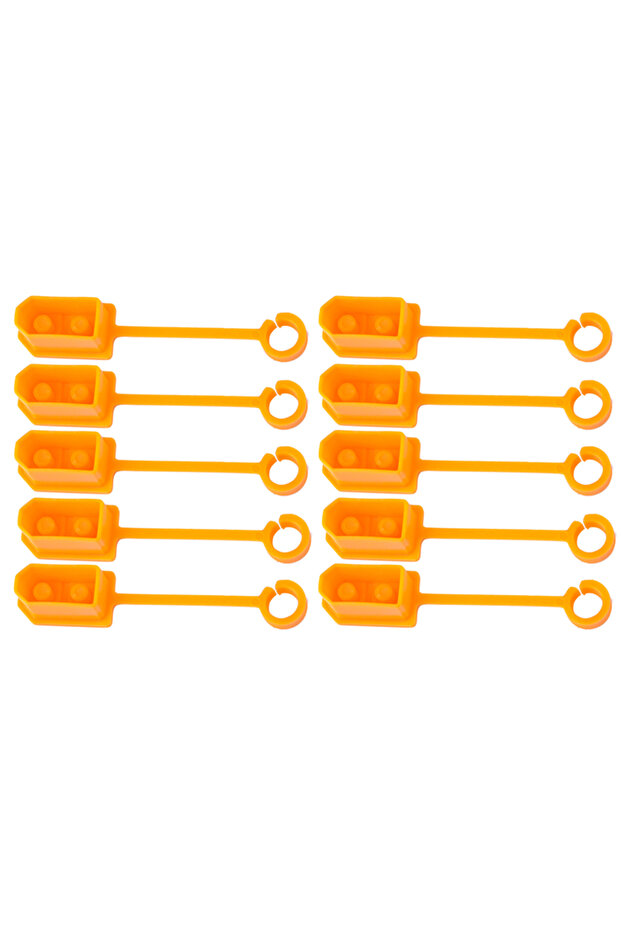 10pcs Orange 10PCS/lot Red Orange XT60 Plug Terminal Insulated Protective Cover Caps Case Suitable