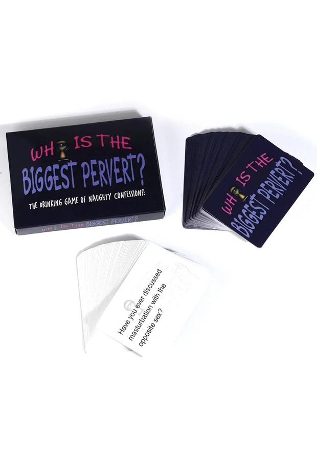 Newest Who Is The Biggest Pervert Card Game Popular Adult Board Game Party Game Questions - 7