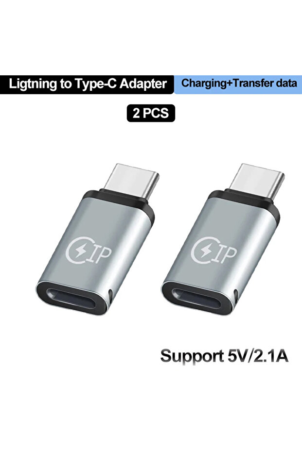 For Mobile Phone USB Type-C Adapter Type C Male To Lightning Female Converters 480 Mbps Data Tran... - 1
