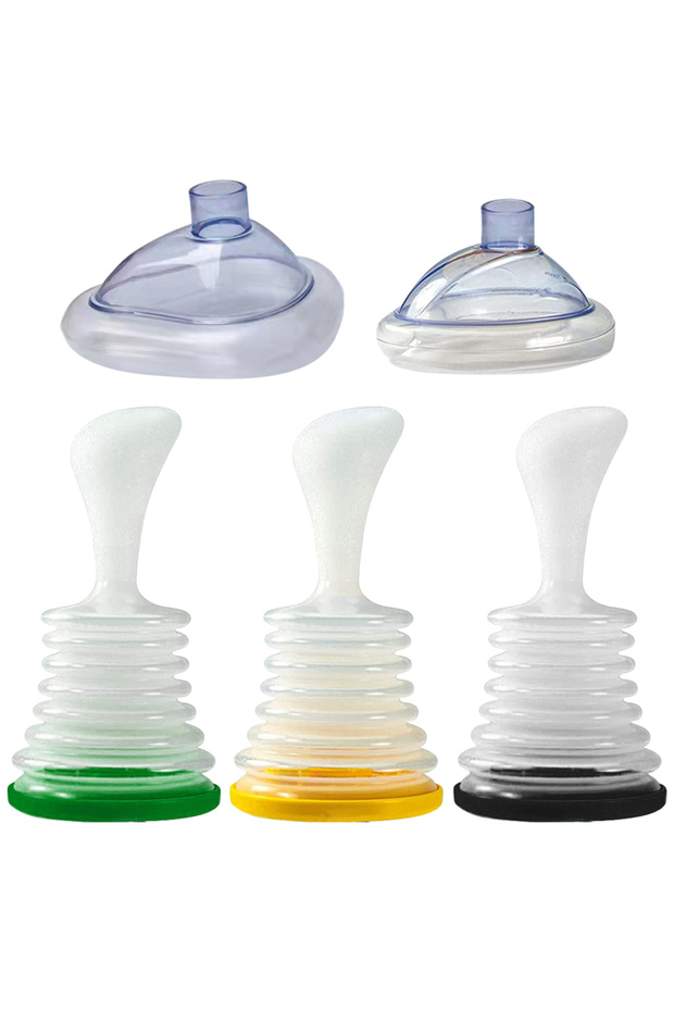 1 Set First Aid Kit Portable Anti Choking Device Choking Emergency Life Saving Suction Vac Anti C... - 8