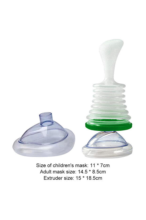 1 Set First Aid Kit Portable Anti Choking Device Choking Emergency Life Saving Suction Vac Anti C... - 7