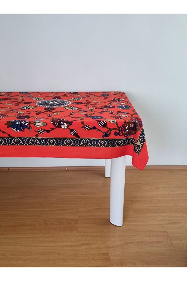 قماش أدوات المائدة الأصلي بنمط التوليب - 1