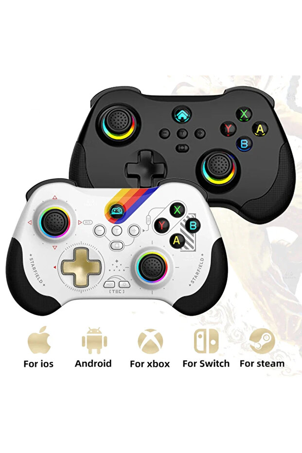 Z01 Wireless Game Controller Bluetooth 6-Axis Motion Sensor Support Turbo Programmable Hall Joyst... - 8