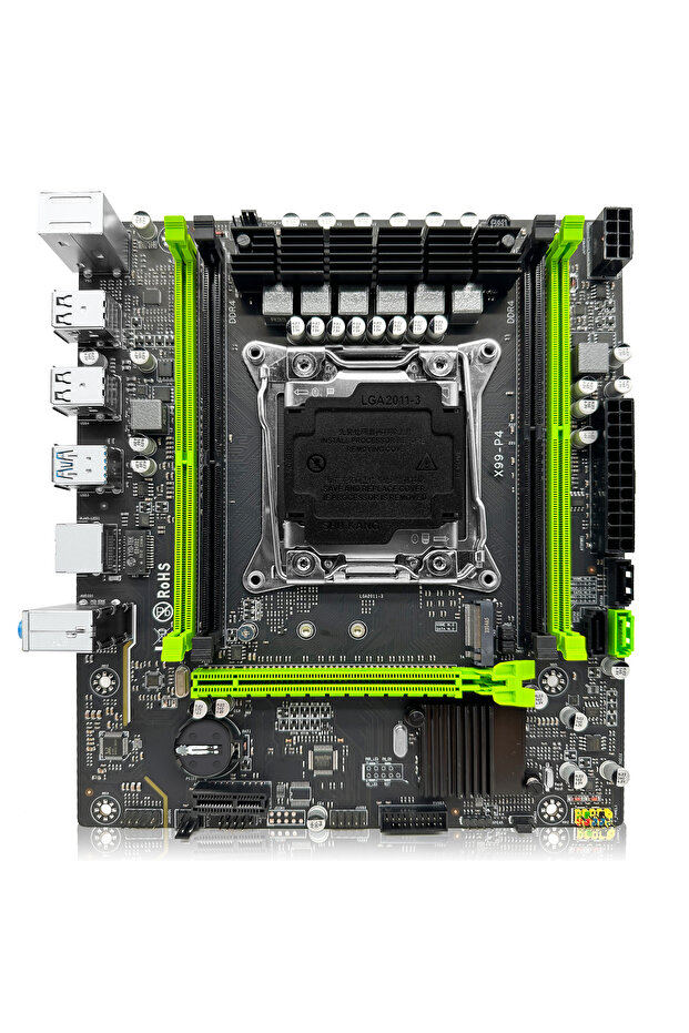 مجموعة اللوحة الأم X99 P4 مع وحدة المعالجة المركزية Intel LGA2011-3 Xeon E5 2630 V4 DDR4 16GB (1*16GB) 2133... - 7