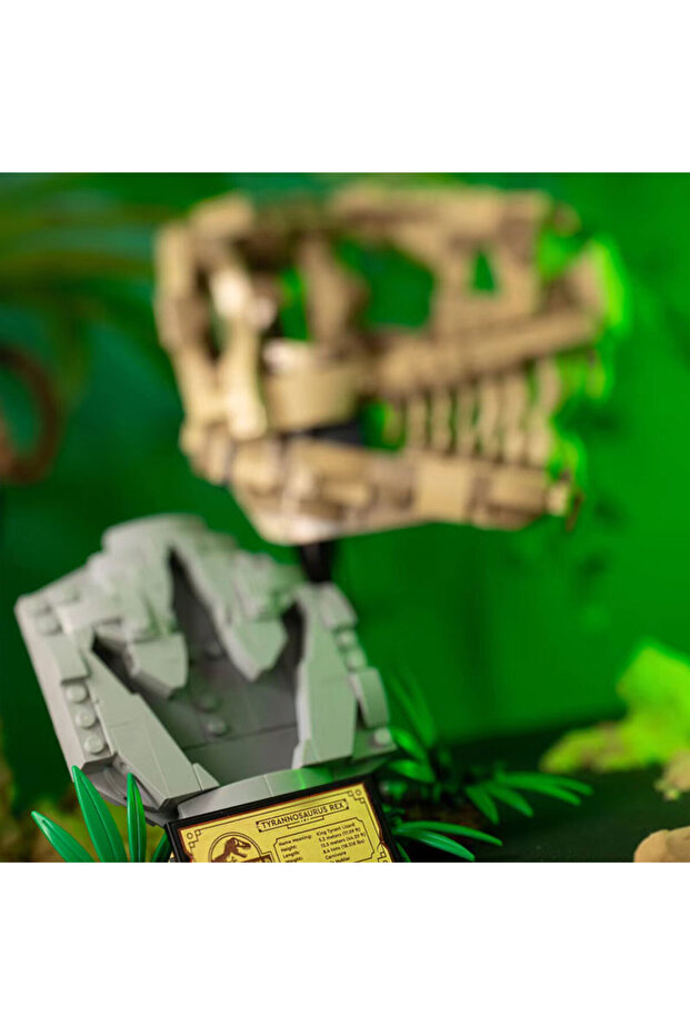 577Pcs Dinosaur Fossils: T. Rex Skull Moc Contrution Building Blocks Bricks Toys Kid Birthday Chr... - 3