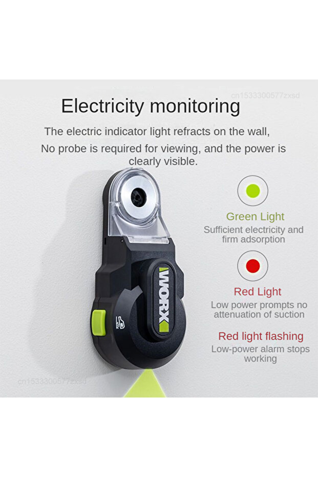 Orijinal WORX Güçlü Temizleyici Toz Toplayıcı WA1602 13Kg Emiş 35ml Görsel Toz Kutusu USB Ucu... - 4