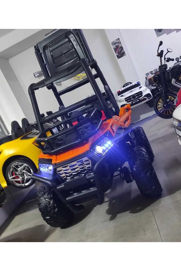 Üstü Kapanabilen Utv Dev Boyut! 12v, 4x4, Çift Kişilik, Cep Tel Kontrollu, Kumandalı Akülü Araba! - 4
