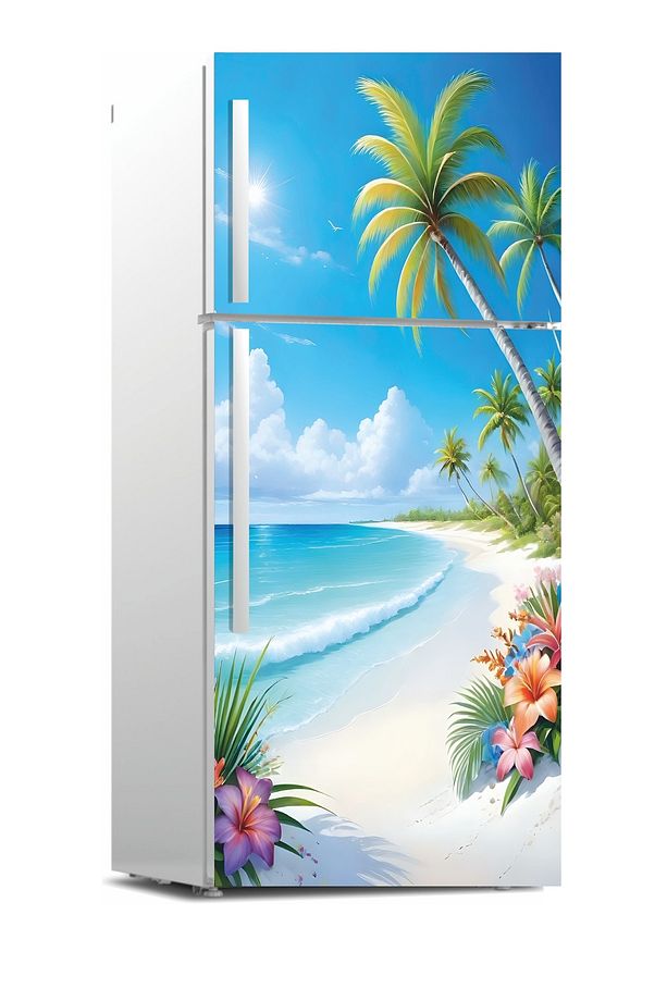 Buzdolabı Kapağı Kaplama Sticker - Kapak Folyo Desen Kaplama - 1