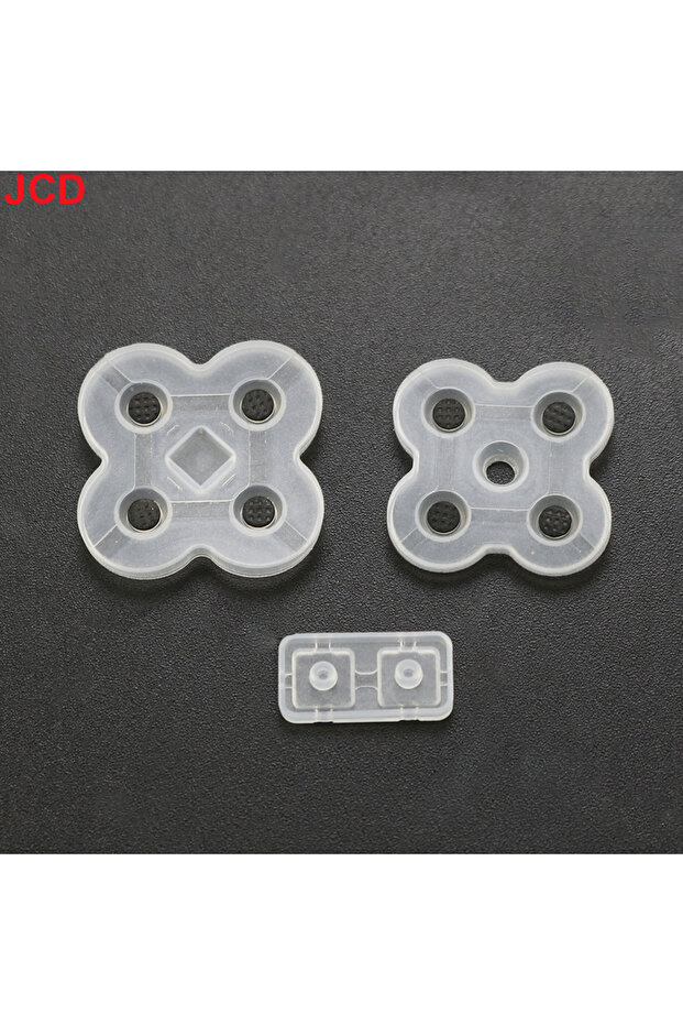 transparent JCD 1set For DS Lite Conductive Rubber Button Pad Set Replacement Part For NDSL DSL Game - 1