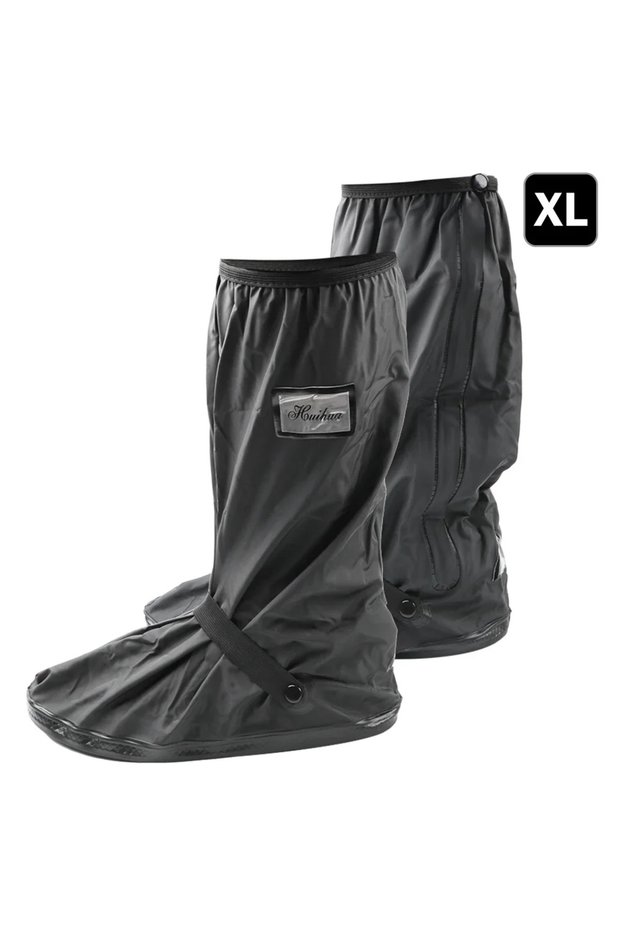 XL Reusable Motorcycle Scooter Dirt Bike Rain Shoes Cover Non-Slip Boot Covers Unisex Bicycle Shoes
