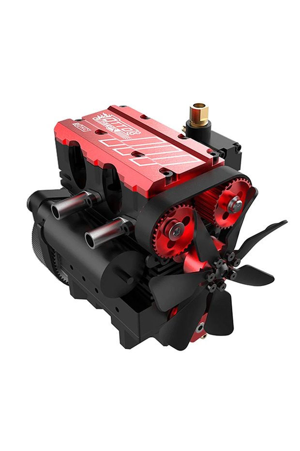 TOYAN FS-L200AC Engine Model 7cc Inline 2 Cylinders 4 Stroke Air Cooled Nitro Engine Model Kit - ... - 3