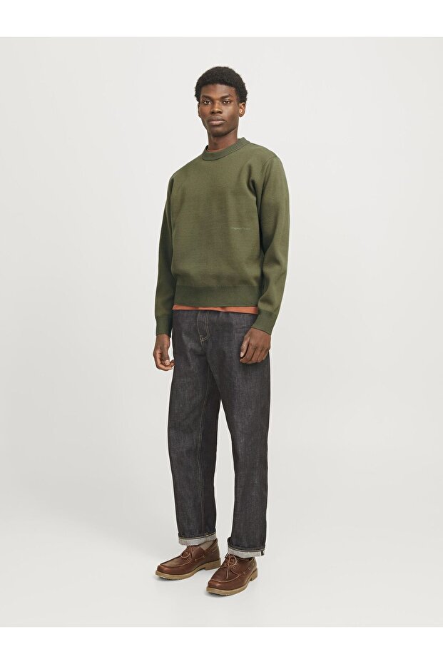 Strickpullover Einfarbig Strickpullover - 4