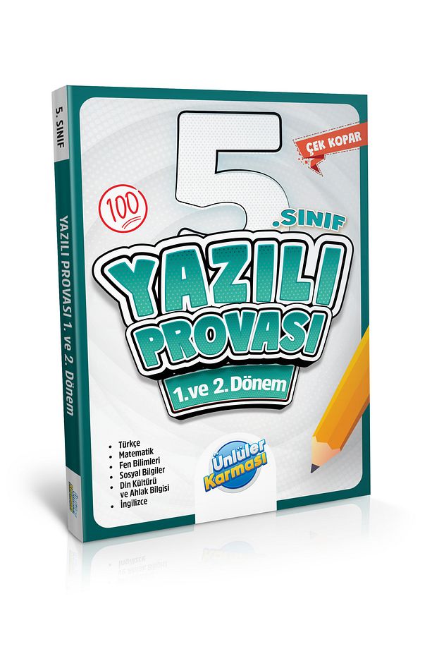 5. SINIF TÜM DERSLER 1. VE 2. DÖNEM YAZILI PROVASI - 1
