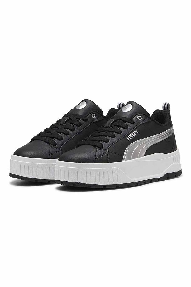 Kadın Platform Taban Siyah Sneaker - 2