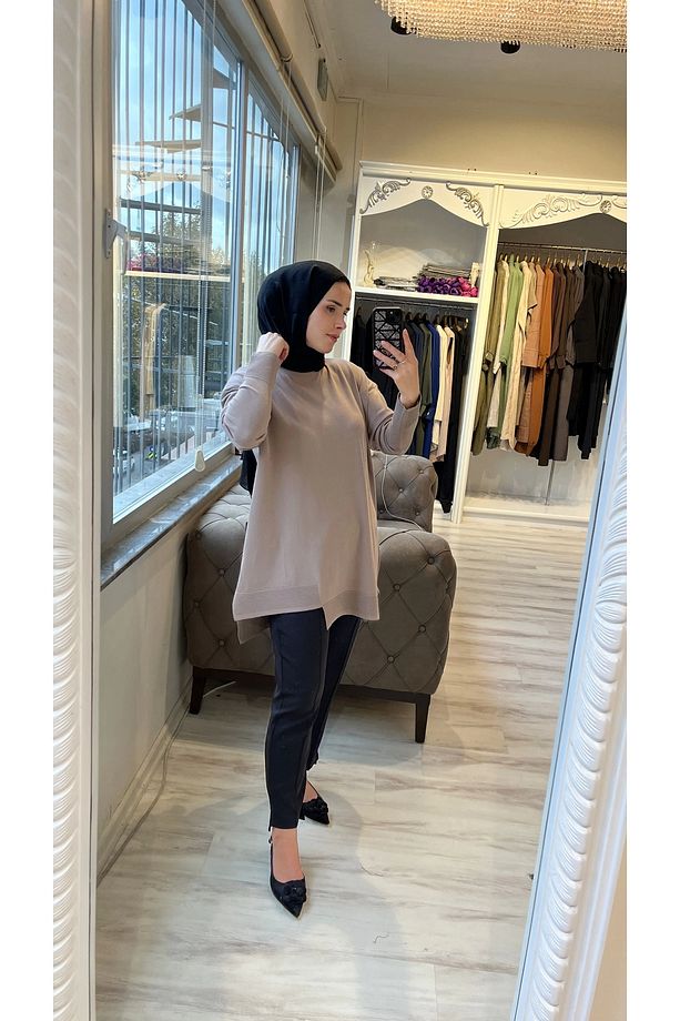 İNVEE 6840 Vizon Triko Tunik - 2