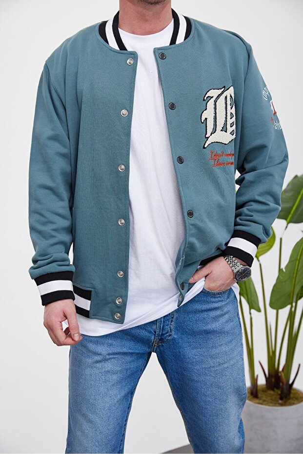 B Yeşil Kolej Ceket - 2