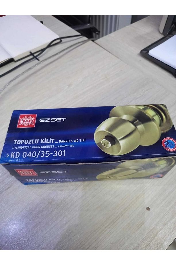 Topuzlu Kilit Sarı (BANYO,WC)10 Adet - 2