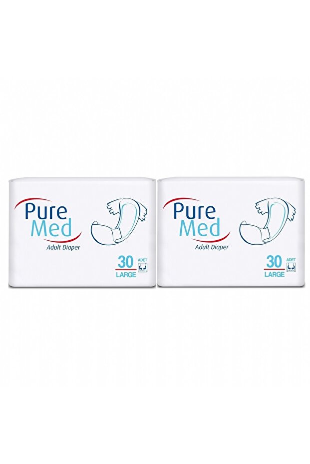 Patient Diaper with Waist Band L Large 60 Pieces