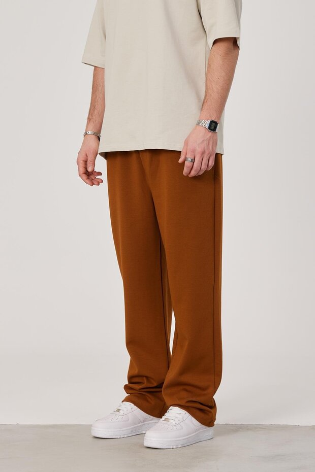 Basic Model Kahverengi Eşofman - 4