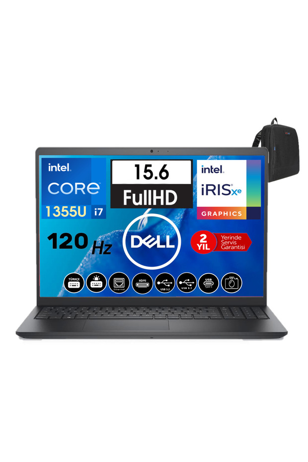 Vostro 3530 İ7-1355U 64GB 2tb SSD Fhd 15.6" 120HZ W11HOME WN1601PVNB353039+ZETTAÇANTA - 1