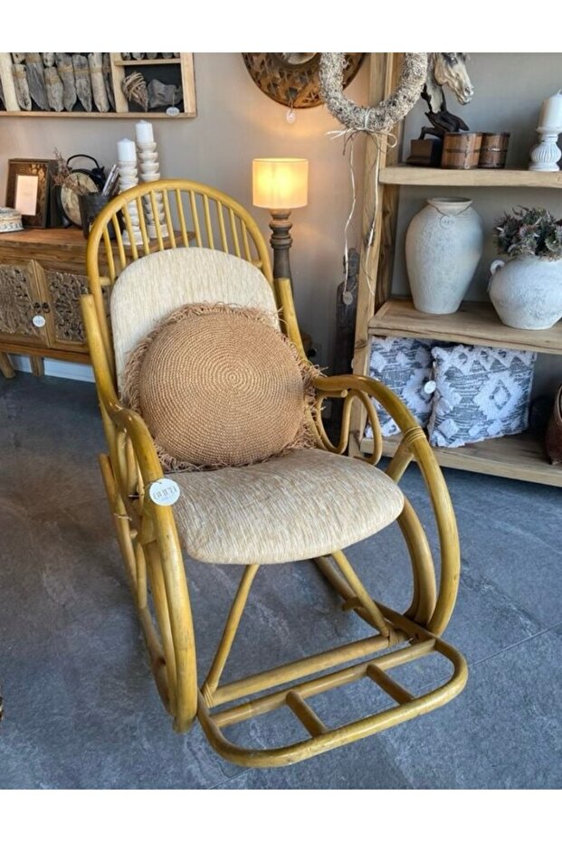 Bambu Sallanan Sandalye - 1