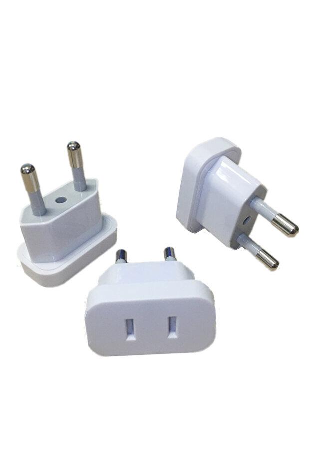 EU to US Power Plug Adapter 4.0/4.8mm European Socket EU To US Plug Adapter Electric Charger Sock... - 6