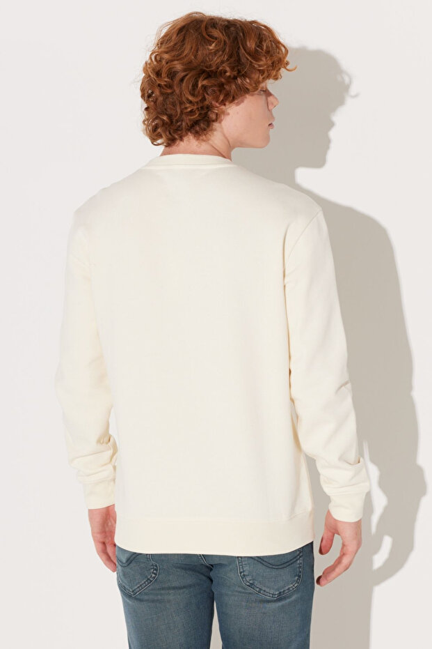 Sweatshirt Lv25ejnq Ecru - 2