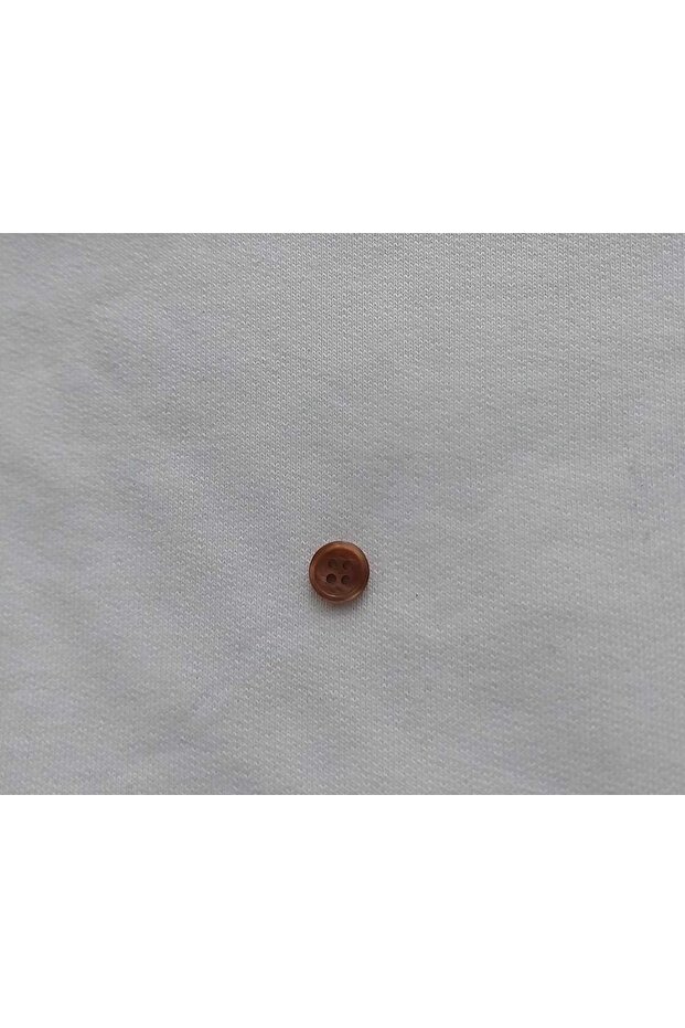 زر بوليستر بني قطر 1 سم 50 قطعة. - 2