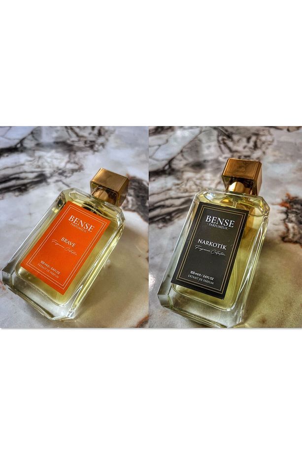 Erkek 100 ml Parfüm Narkotik Brave Set - 3