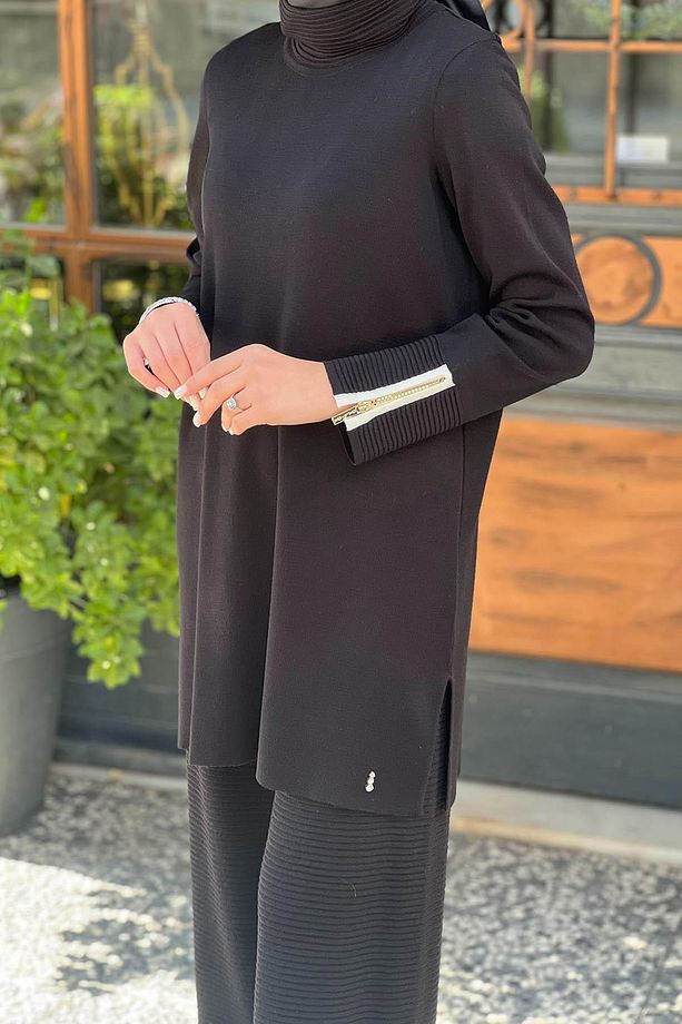 Triko Tunik T25k-6026 Siyah - 3