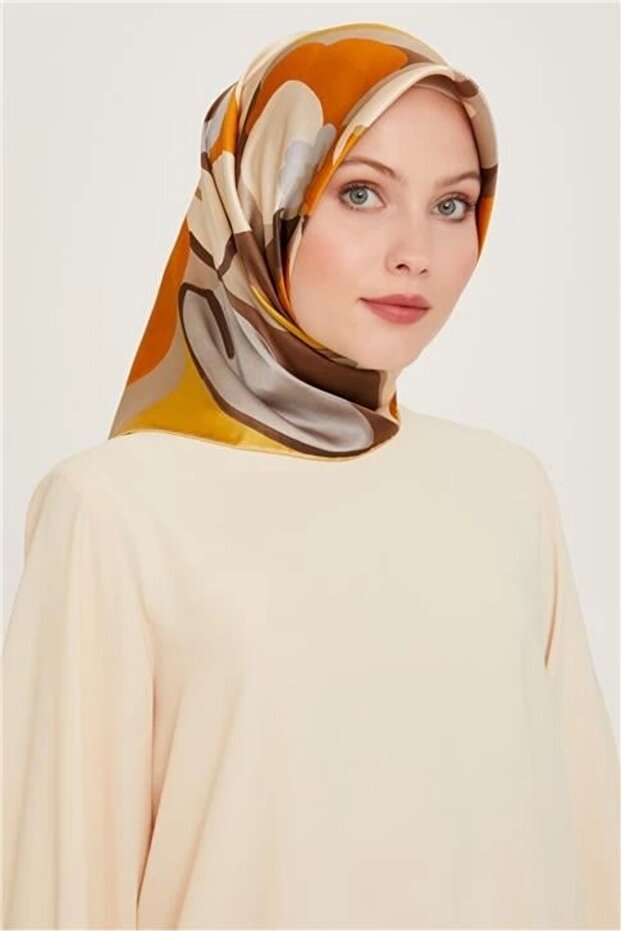 وشاح حريري نقي من دي جي - موديل 9200D، (S) مقاس 34