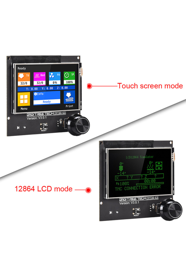 BIGTREETECH TFT35 E3 V3.0 3D Printer Touch Screen Display Dual Mode LCD 12864 For SKR MINI E3 V3 ... - 2