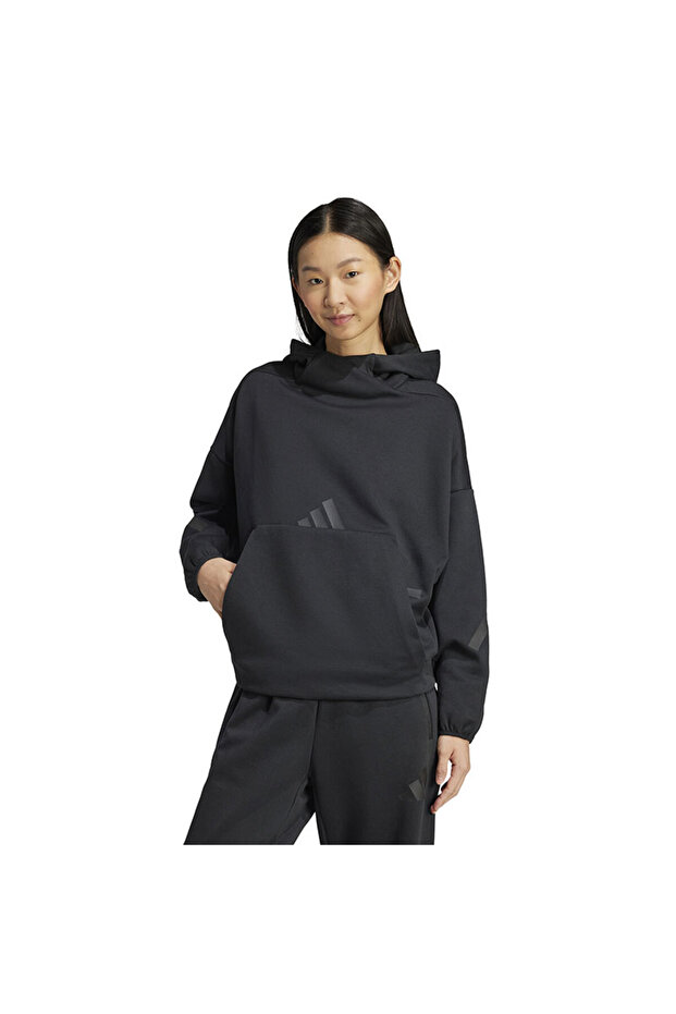 Adidas W Z.N.E. Oh Hd Je7860-K Black Women's Sweatshirt