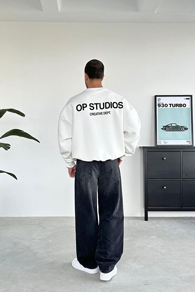 Beyaz Studios Creative Oversize Sweat - 5