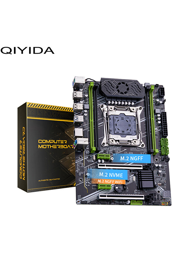 Motherboards QIYIDA X99 Motherboard LGA 2011-3 E5 A99 Supports 4 Channels Xeon E5 full range of CPU